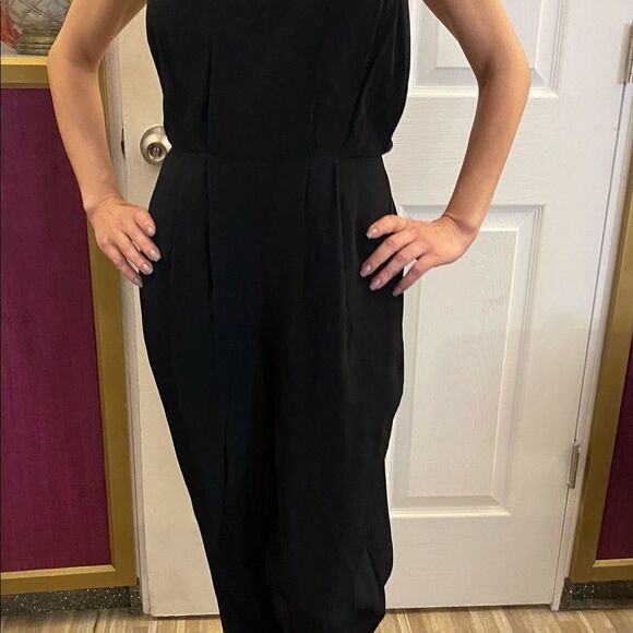 Blessed are the meek black jumpsuit, size 4 - Picture 2 of 12